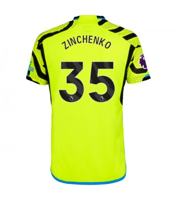 Arsenal Oleksandr Zinchenko #35 Udebanetrøje 2023-24 Kort ærmer
